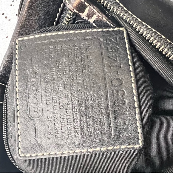 Vintage COACH Soho Slim Shoulder Bag Blk soft Leather #1452 NWOT - Picture 9 of 9